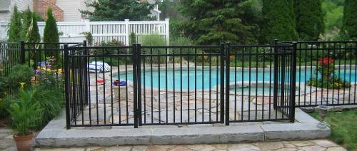 Galvanized iron fence panel